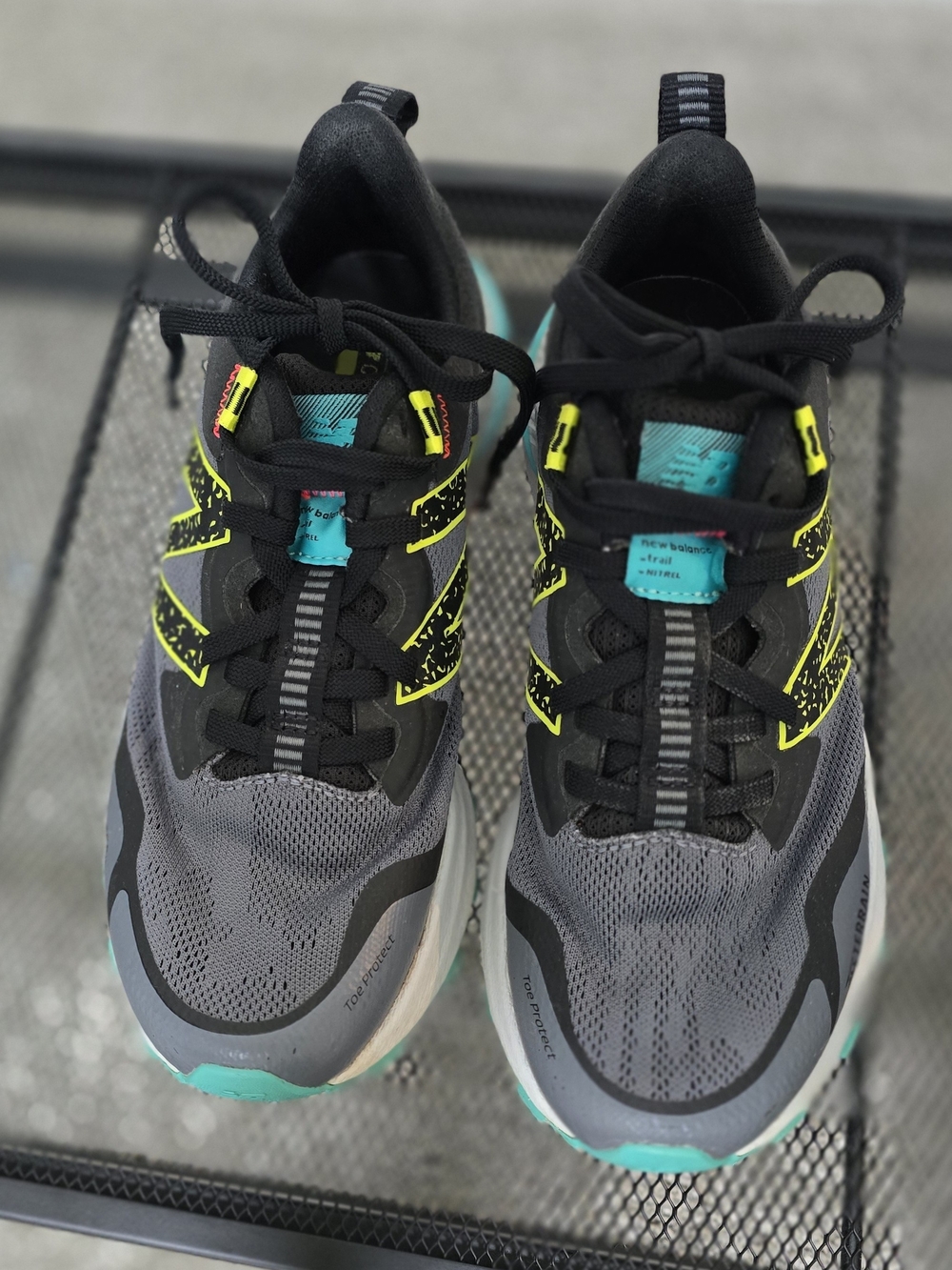 New Balance Women's Grey & Teal Athletic Sneakers